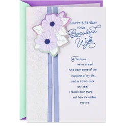 You're an Incredible Woman Birthday Card for Wife