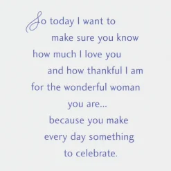 You're an Incredible Woman Birthday Card for Wife