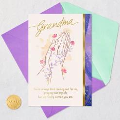You're a Powerful Example of Faith Birthday Card for Grandma