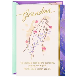 You're a Powerful Example of Faith Birthday Card for Grandma