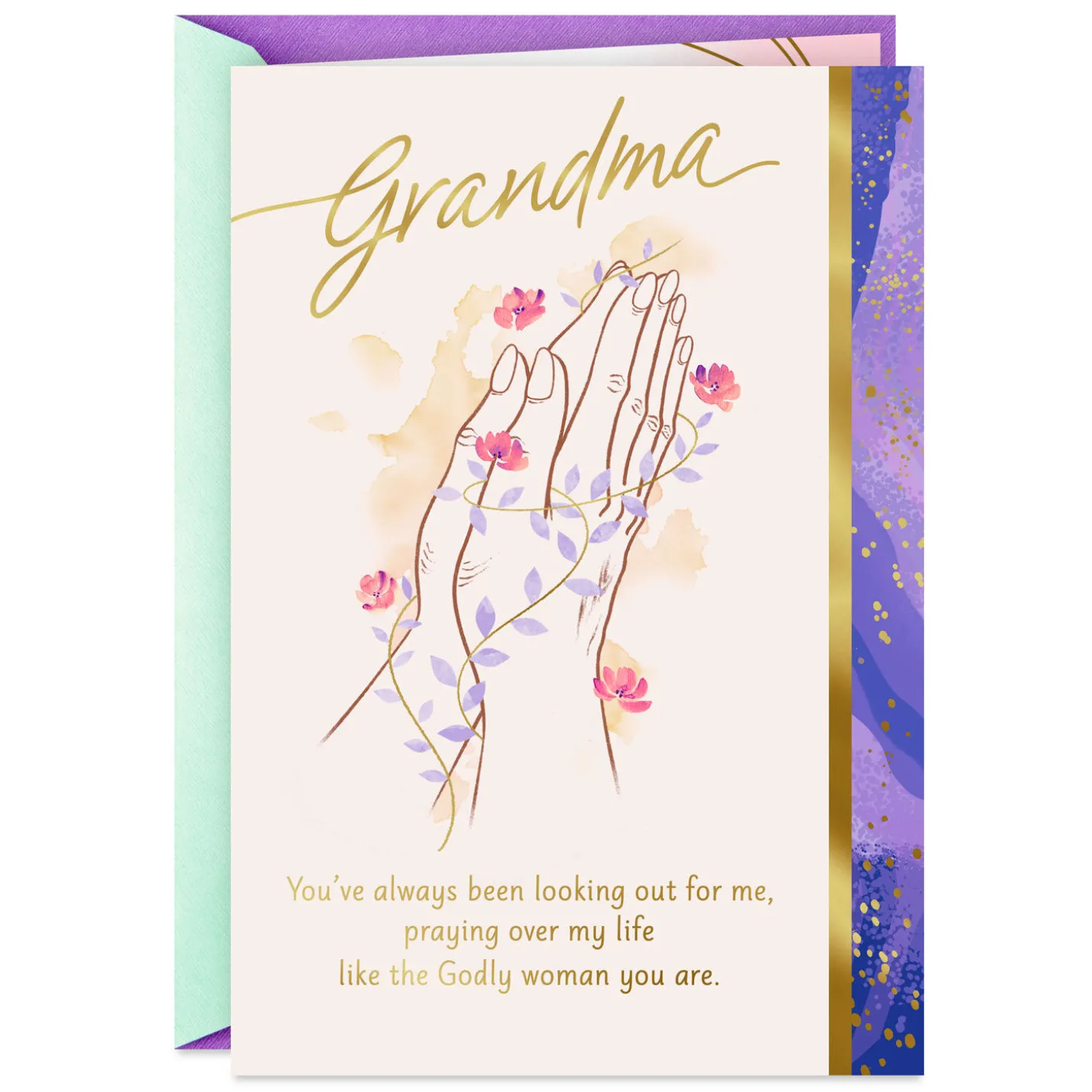 You're a Powerful Example of Faith Birthday Card for Grandma