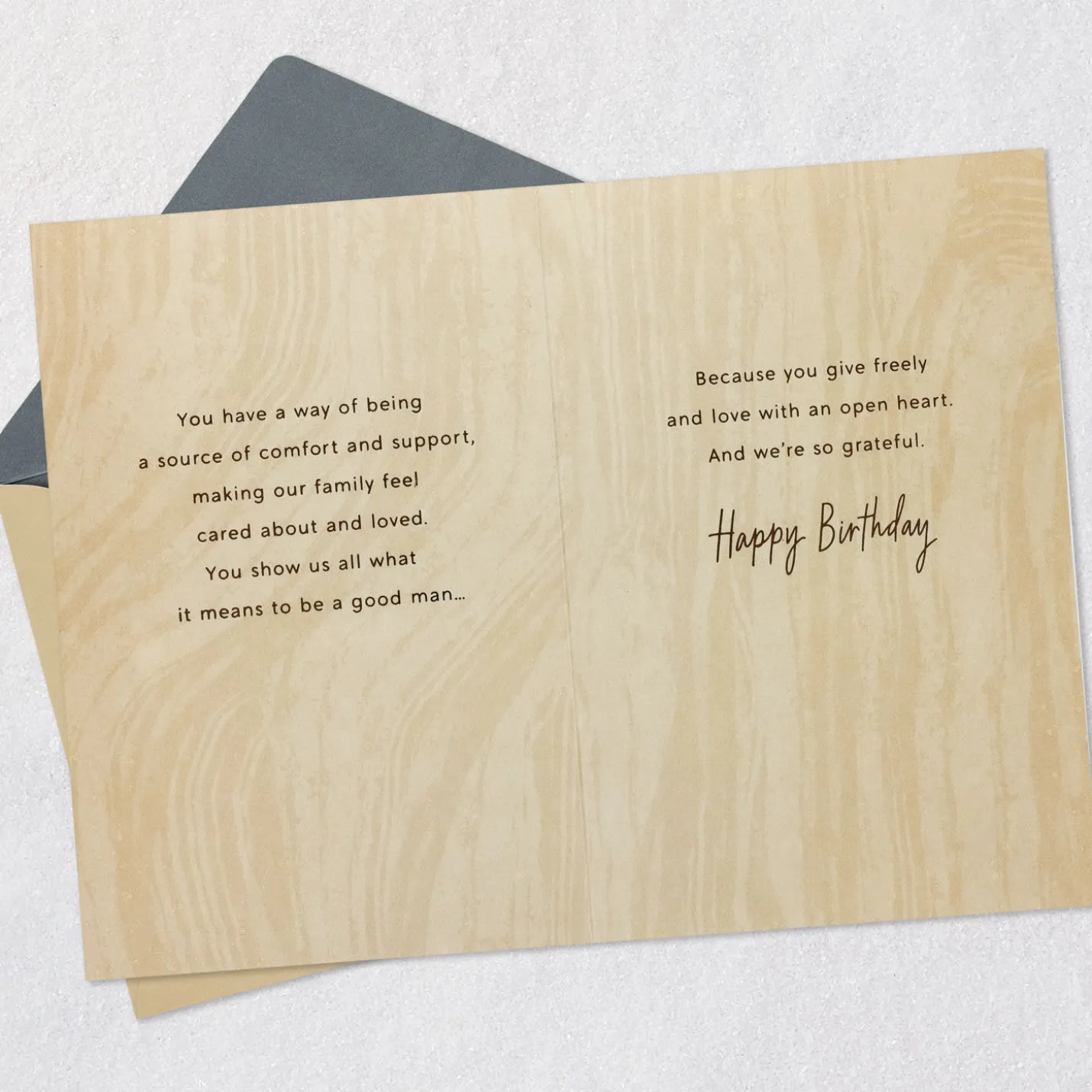 You're a Source of Comfort and Support Birthday Card for Dad
