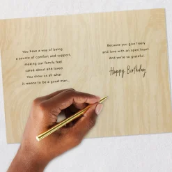 You're a Source of Comfort and Support Birthday Card for Dad