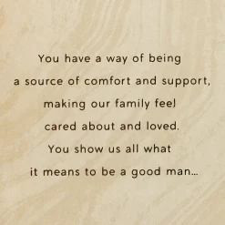 You're a Source of Comfort and Support Birthday Card for Dad