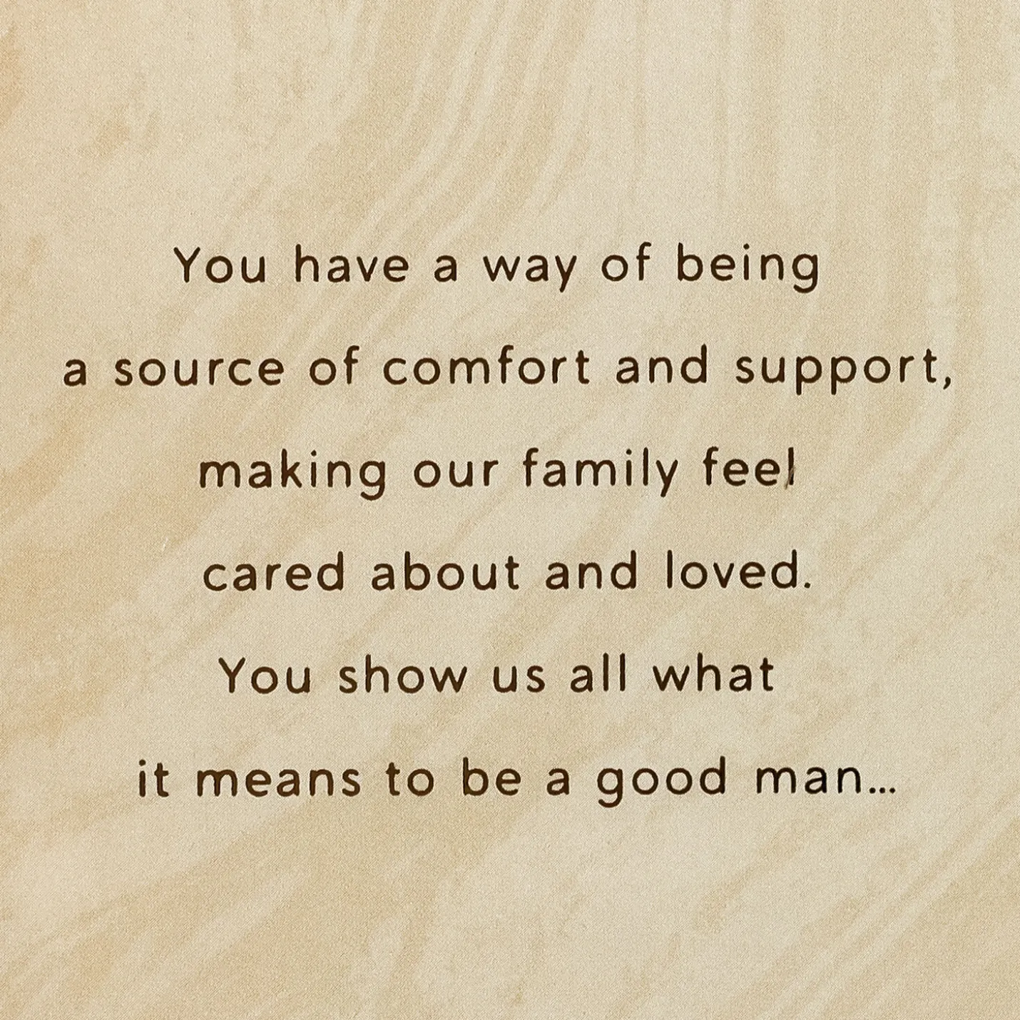 You're a Source of Comfort and Support Birthday Card for Dad