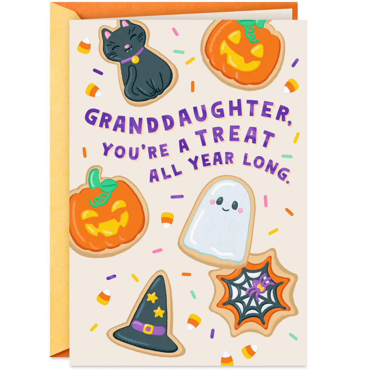You're A Treat Halloween Card for Granddaughter