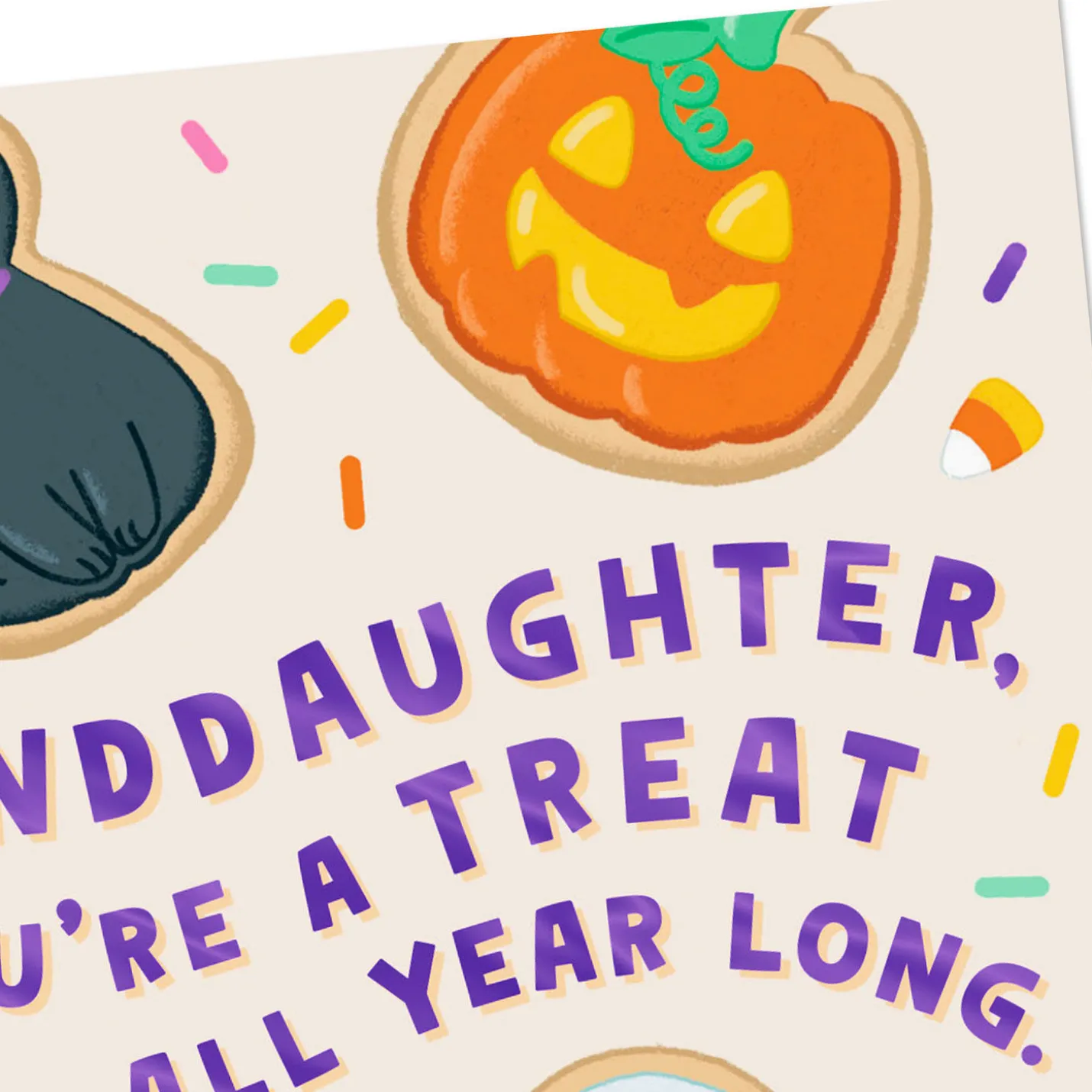 You're A Treat Halloween Card for Granddaughter