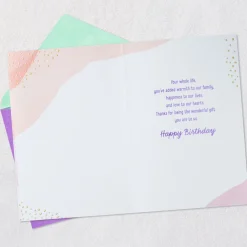 You're a Wonderful Gift Birthday Card for Granddaughter