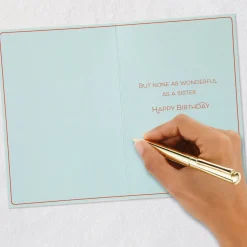 You're a Wonderful Gift Birthday Card for Sister