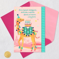 You're Beautiful Spanish-Language Birthday Card for Girl