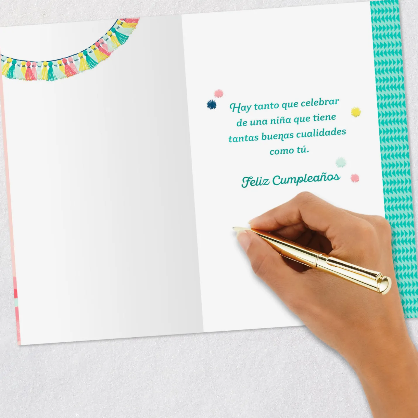 You're Beautiful Spanish-Language Birthday Card for Girl