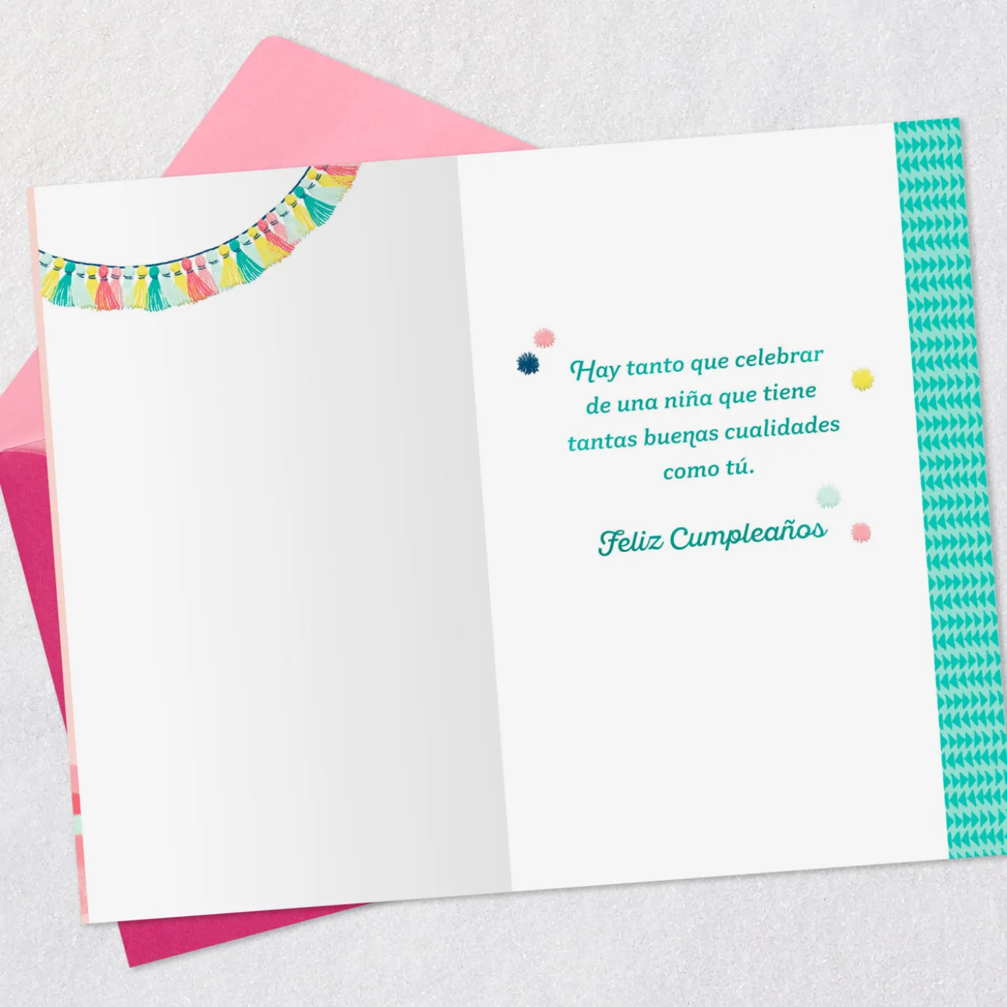 You're Beautiful Spanish-Language Birthday Card for Girl