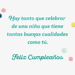 You're Beautiful Spanish-Language Birthday Card for Girl