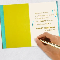 You're Both a Great Dad and a Friend Birthday Card