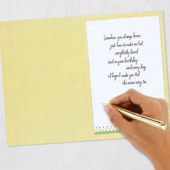 You're Completely Loved Romantic Birthday Card