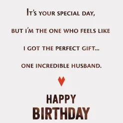 You're Incredible Birthday Card for Husband