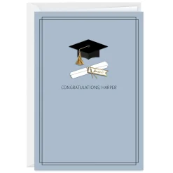 You're Just Getting Started Custom Graduation Card