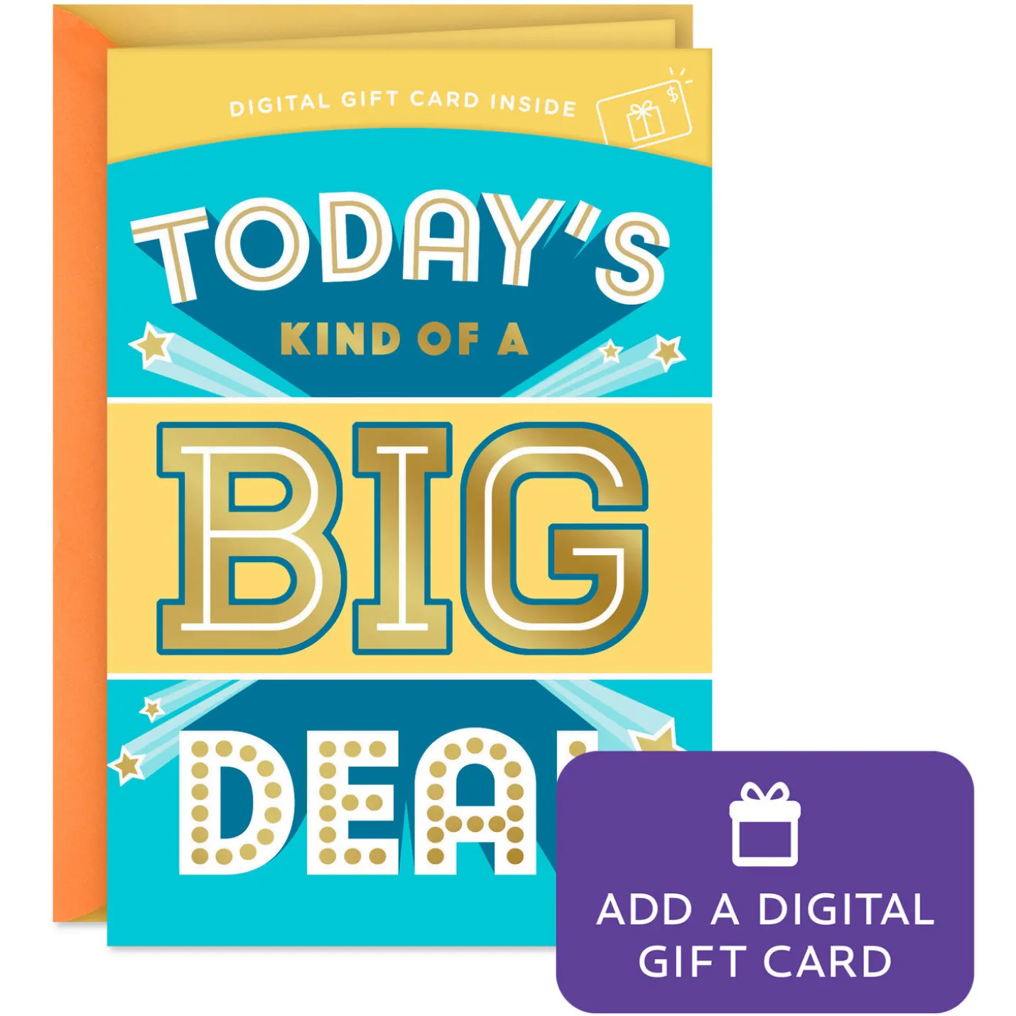 You're Kind of a Big Deal Gift Card Greeting Birthday Card for Kids
