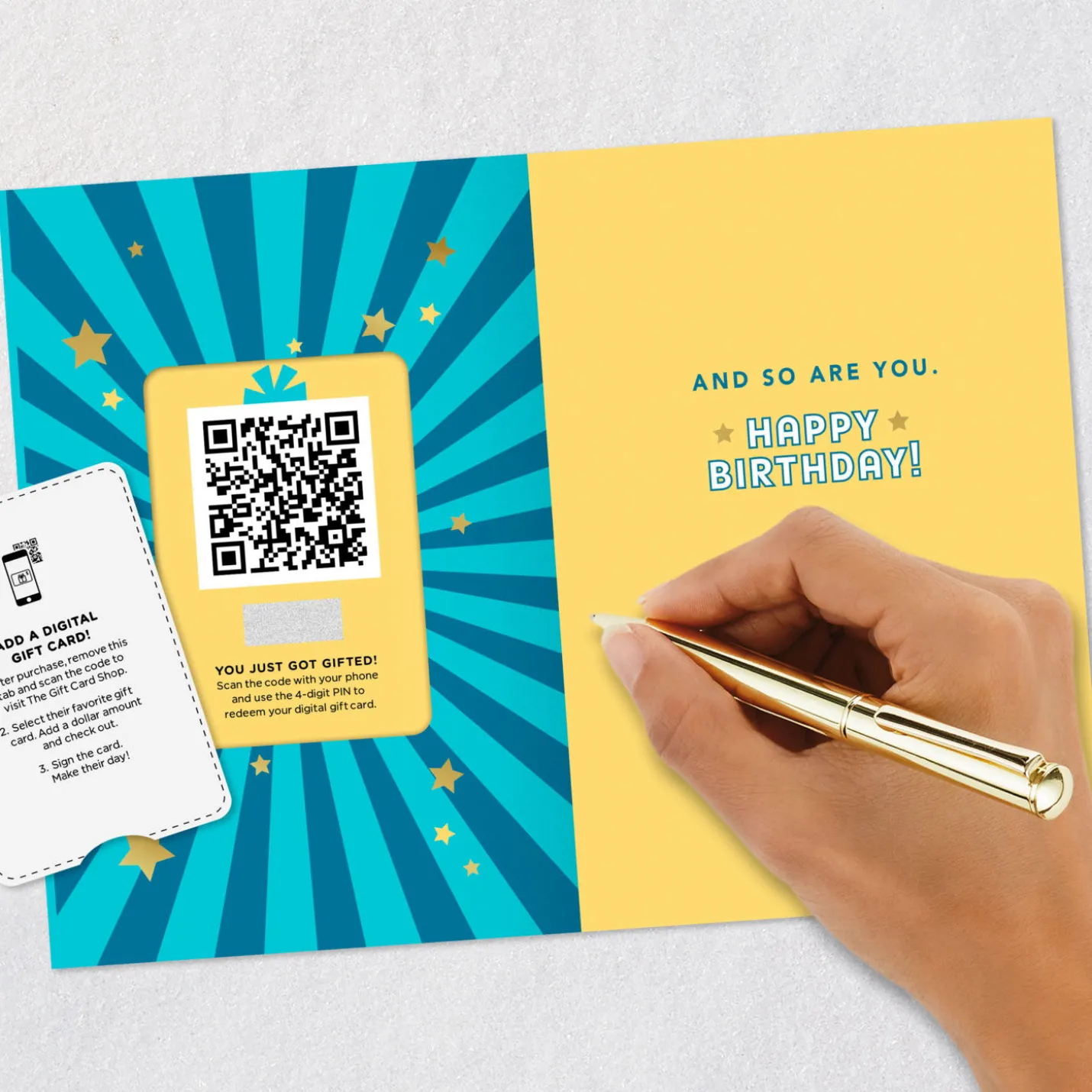 You're Kind of a Big Deal Gift Card Greeting Birthday Card for Kids