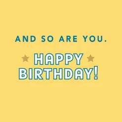 You're Kind of a Big Deal Gift Card Greeting Birthday Card for Kids