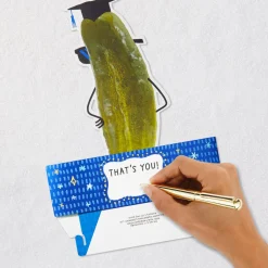 You're Kind of a Big Dill Funny 3D Pop-Up Graduation Card