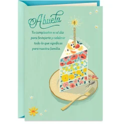 You're Loved All Year Long Spanish-Language Birthday Card for Grandma