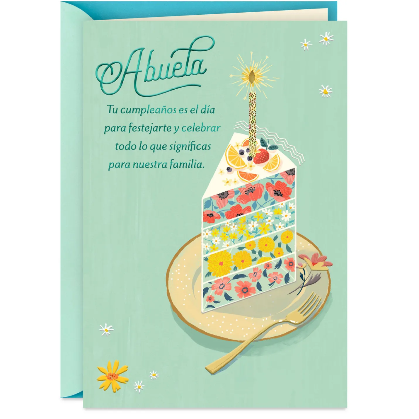 You're Loved All Year Long Spanish-Language Birthday Card for Grandma