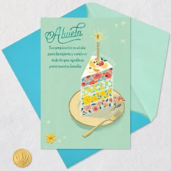 You're Loved All Year Long Spanish-Language Birthday Card for Grandma