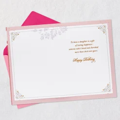 You're Loved and Cherished Birthday Card for Daughter