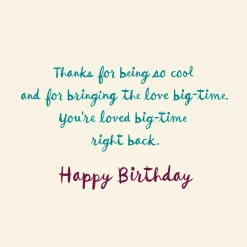 You're Loved Big-Time Birthday Card for Uncle