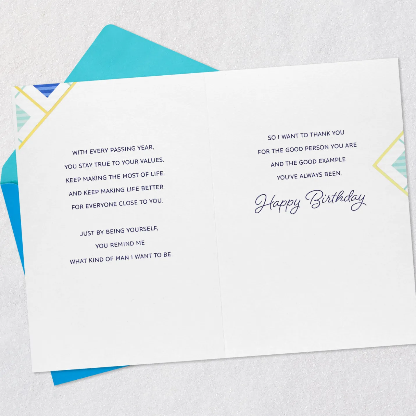 You Remind Me of Who I Want to Be Birthday Card for Dad From Son