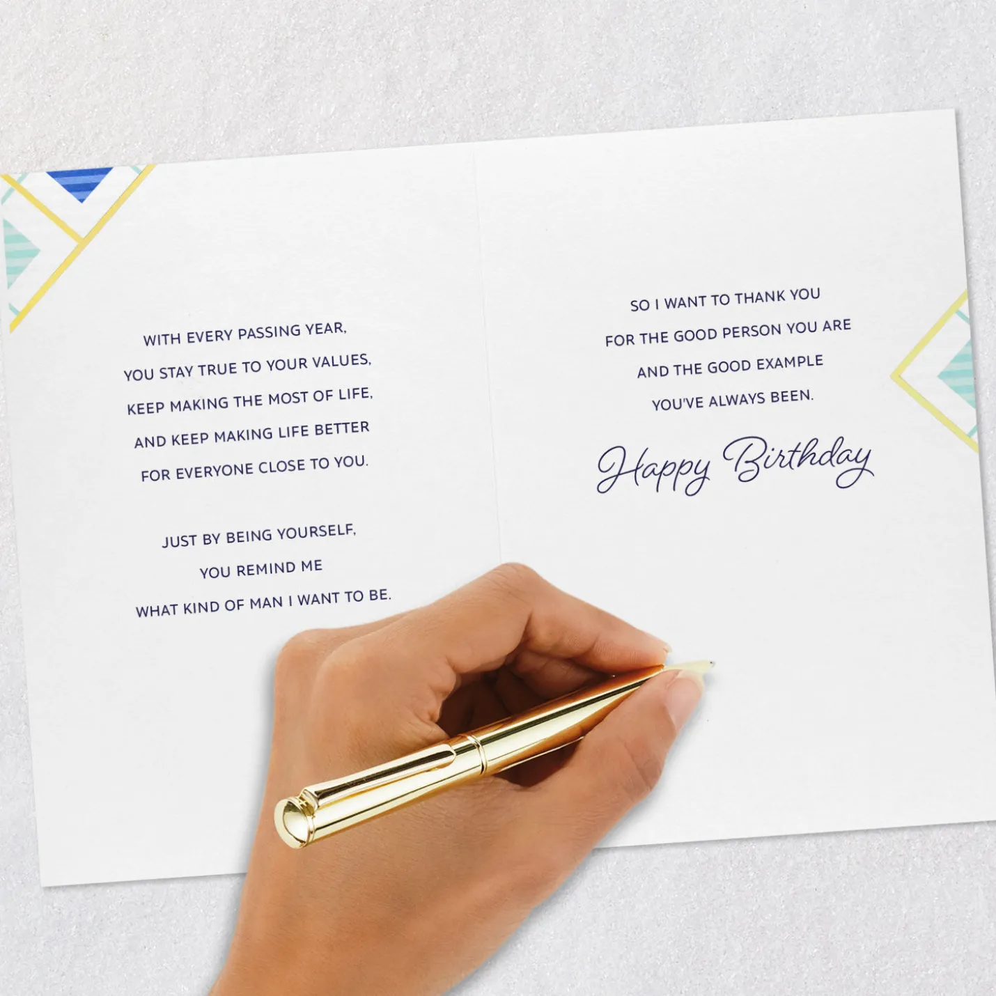 You Remind Me of Who I Want to Be Birthday Card for Dad From Son