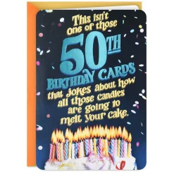 You're More on Fire Than Ever Funny Pop-Up 50th Birthday Card
