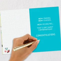 You're Moving Up and Moving On Graduation Card
