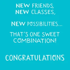 You're Moving Up and Moving On Graduation Card