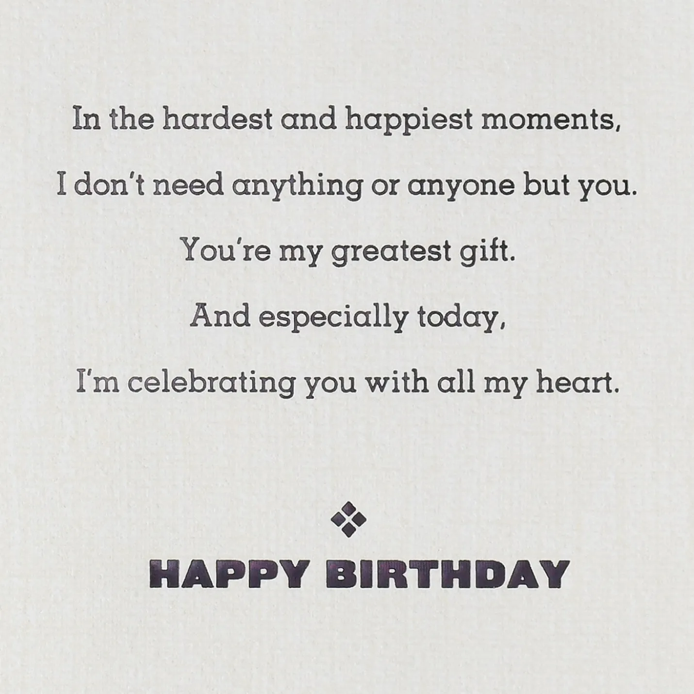 You're My Greatest Gift Birthday Card for Husband