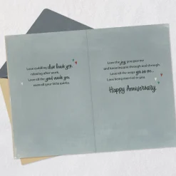 You're My Happy Place Anniversary Card for Husband