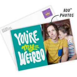 You're My Weirdo Custom Love Card