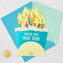 You're Not That Old Funny 3D Pop-Up Birthday Card