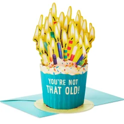 You're Not That Old Funny 3D Pop-Up Birthday Card