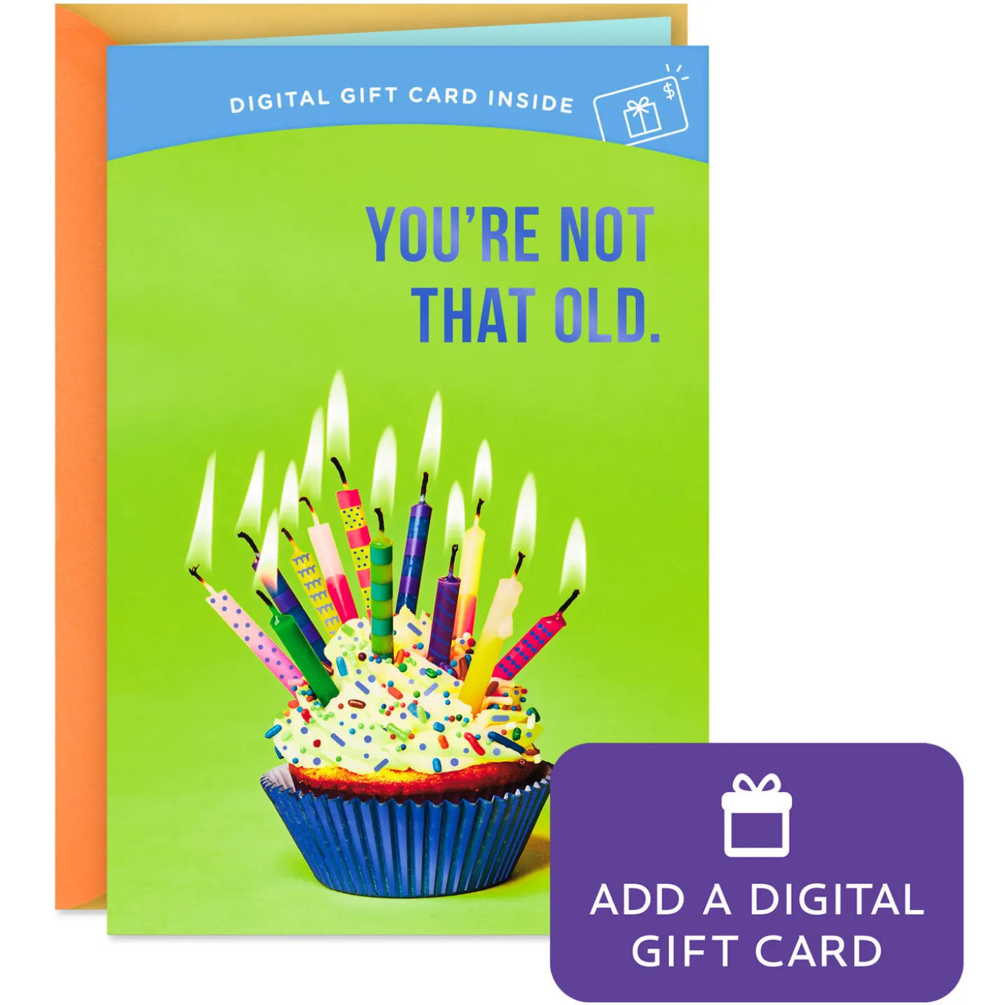 You're Not that Old Gift Card Greeting Funny Birthday Card