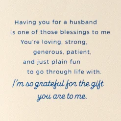 You're One of My Best Blessings Birthday Card for Husband