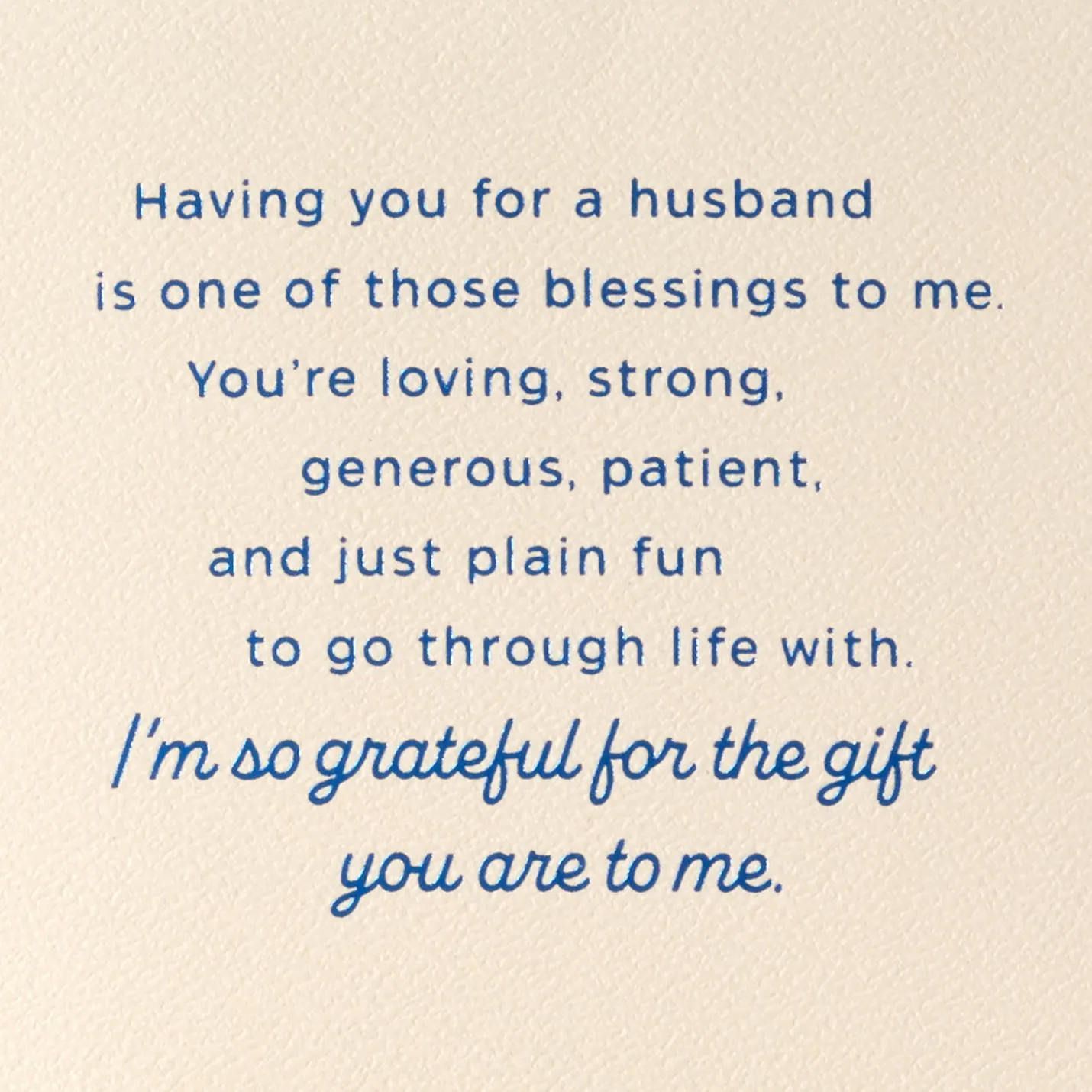 You're One of My Best Blessings Birthday Card for Husband