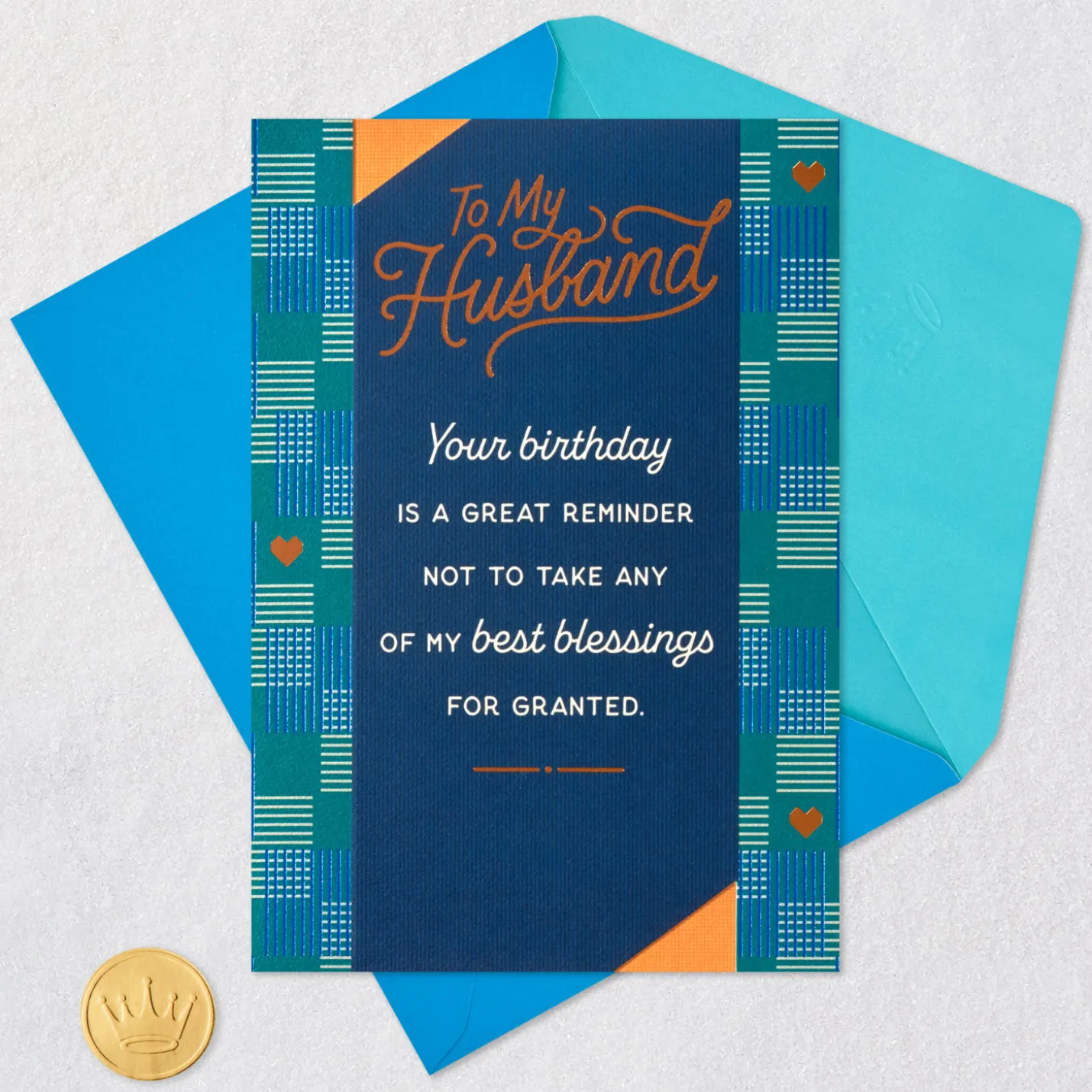 You're One of My Best Blessings Birthday Card for Husband