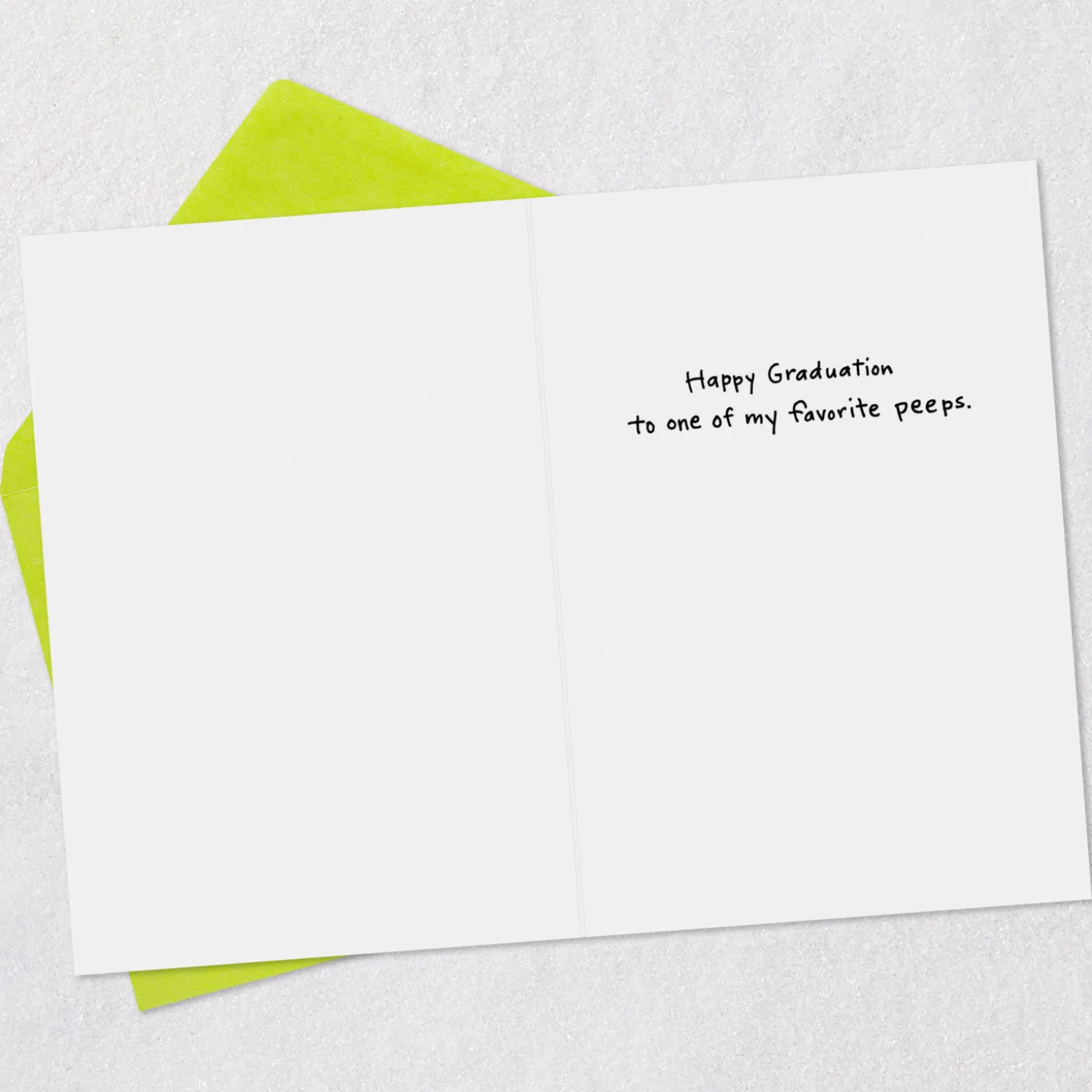 You're One of My Favorite Peeps Funny Graduation Card