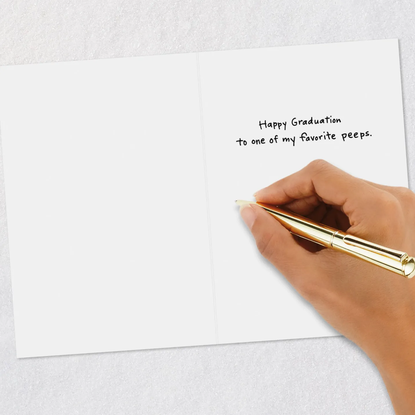 You're One of My Favorite Peeps Funny Graduation Card