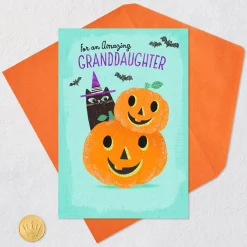 You're One Special Girl Halloween Card for Granddaughter