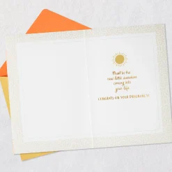 You're Positively Glowing Pregnancy Congratulations Card