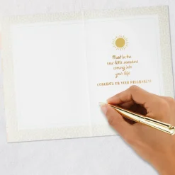 You're Positively Glowing Pregnancy Congratulations Card