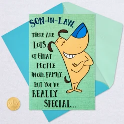 You're Really Special Funny Birthday Card for Son-in-Law
